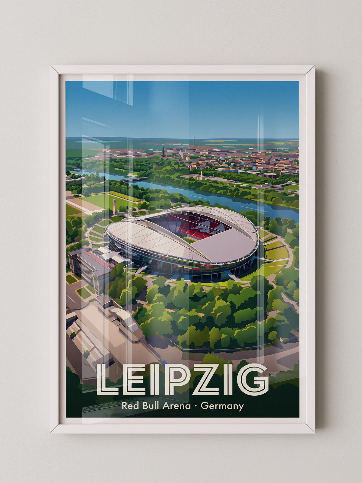 Red Bull Arena Leipzig Vogelperspektive