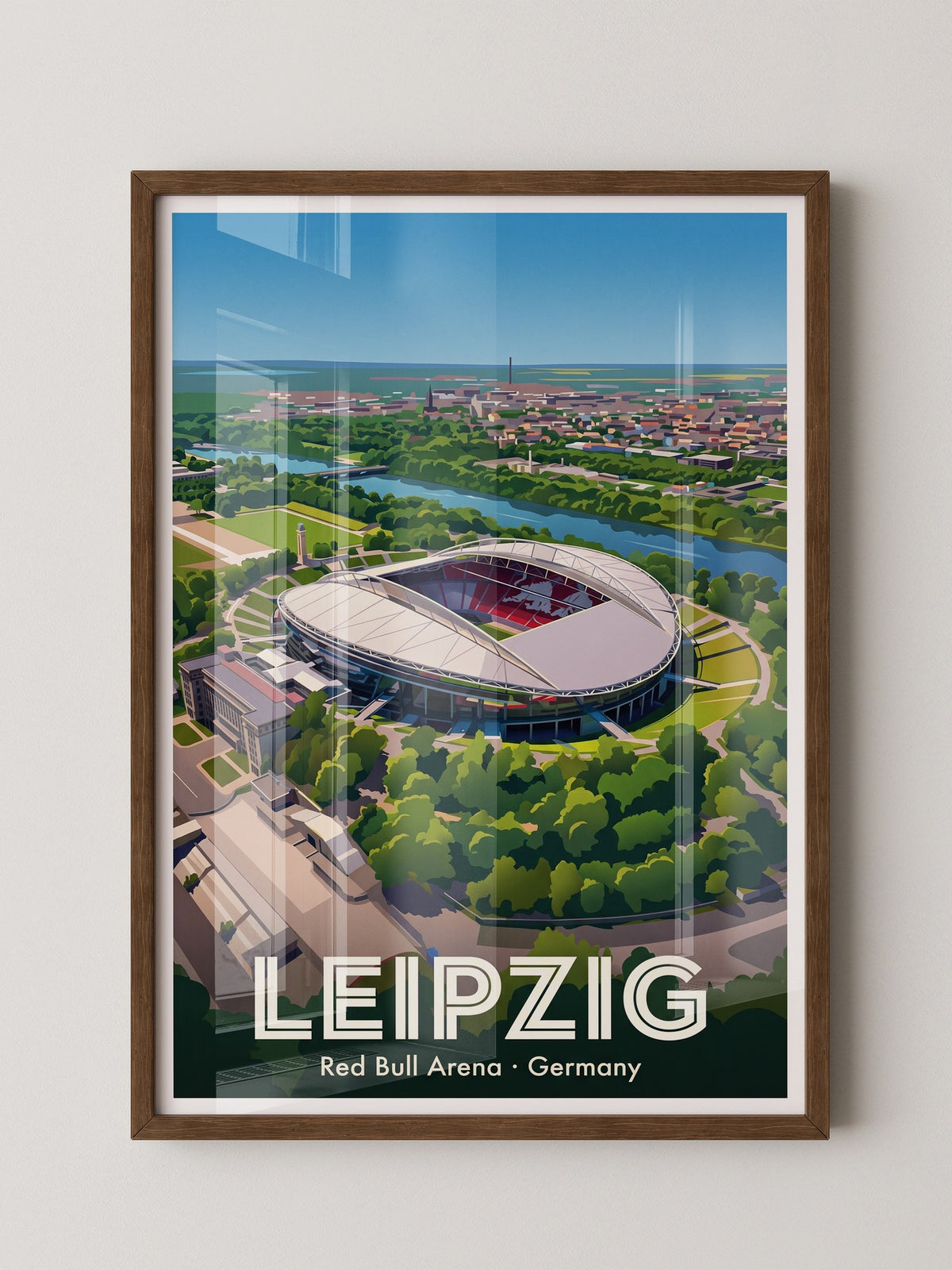 Red Bull Arena Leipzig Vogelperspektive
