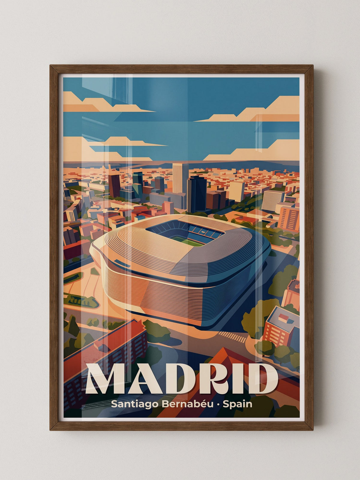 Stadion Madrid Retro Stil