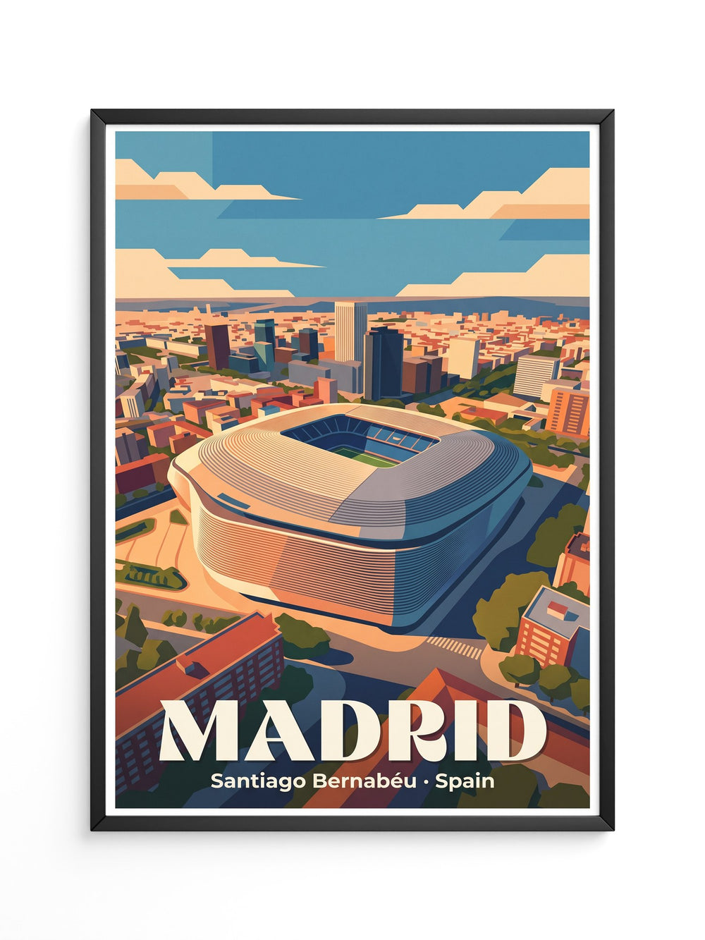 Stadion Madrid Retro Stil