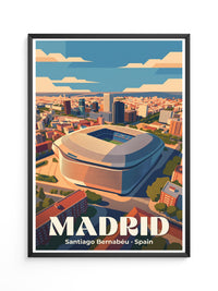 Stadion Madrid Retro Stil