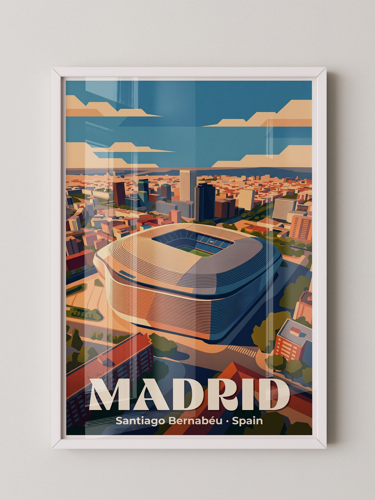 Stadion Madrid Retro Stil