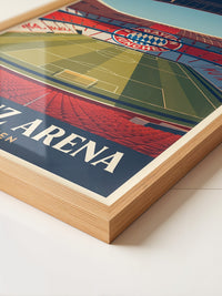 Allianz Arena Innenansicht Retro
