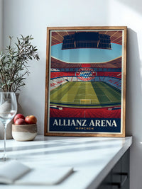 Allianz Arena Innenansicht Retro