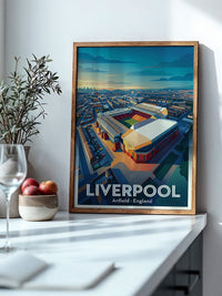 Anfield Stadium Sonnenuntergang