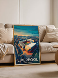 Anfield Stadium Sonnenuntergang