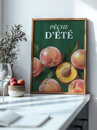 Pfirsiche Sommerfarben