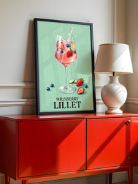 Wildbeeren Cocktail Aquarell