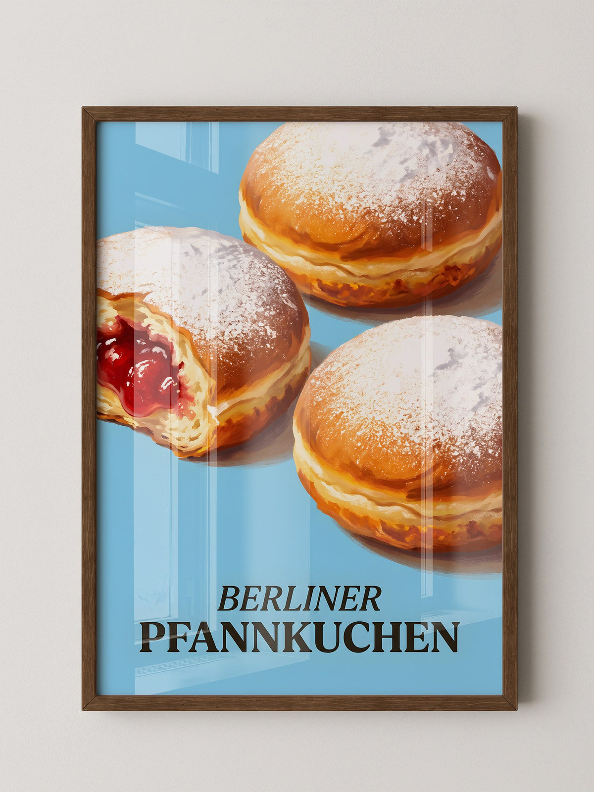 Berliner Pfannkuchen Zuckerpulver