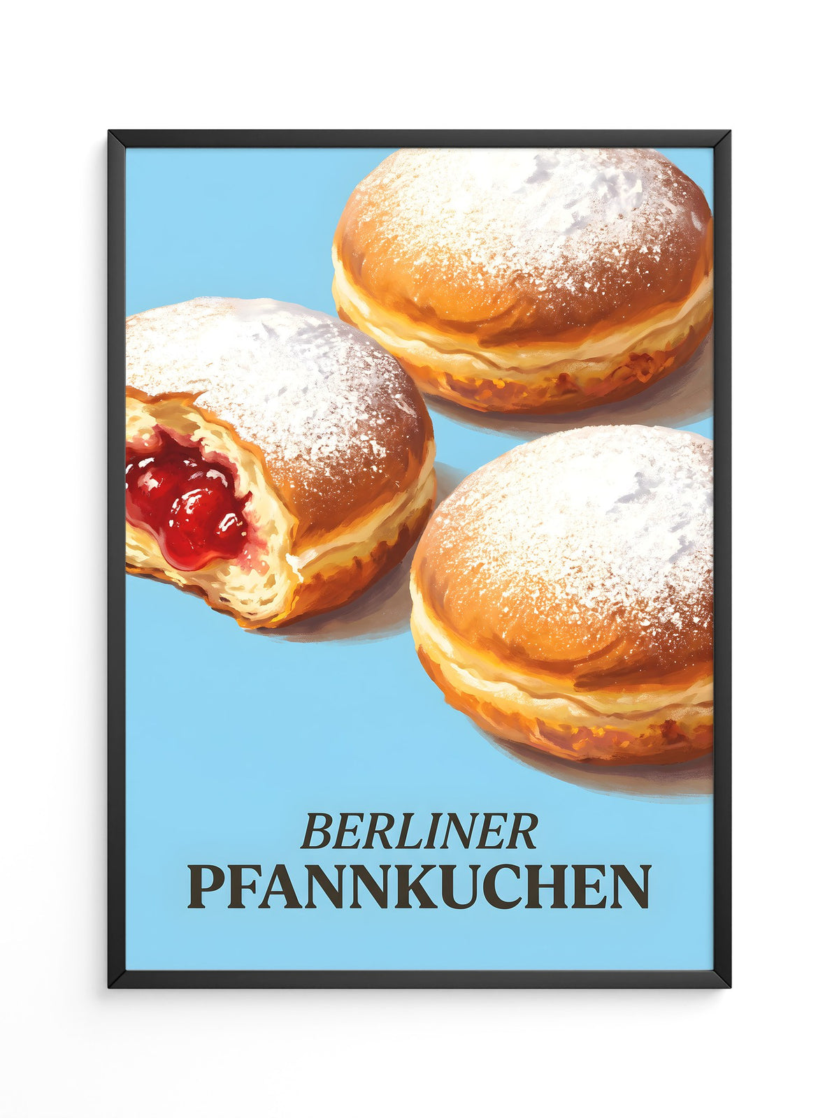 Berliner Pfannkuchen Zuckerpulver