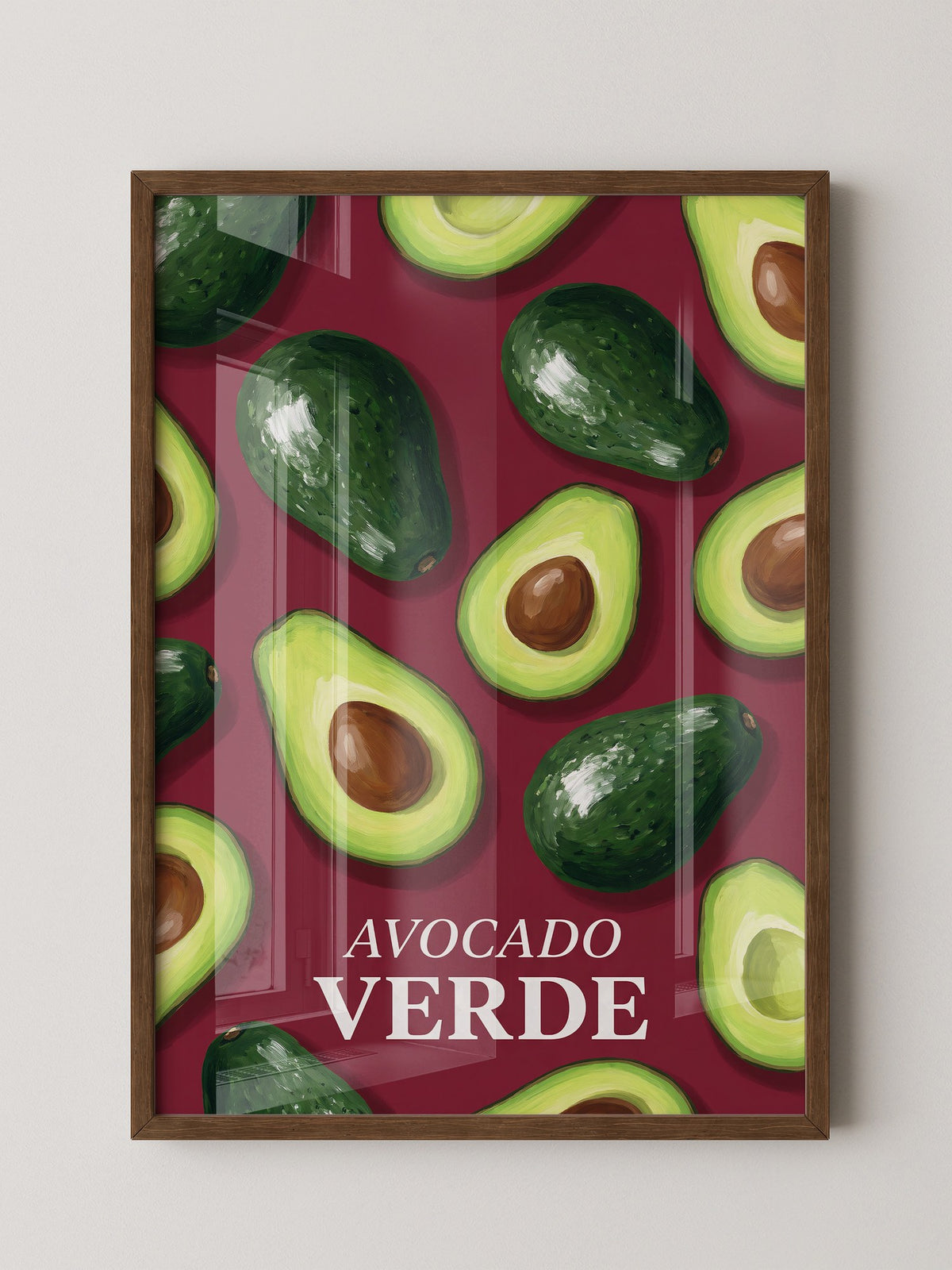 Avocado Grün Malerei