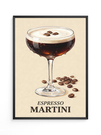 Espresso Martini Vintage Art
