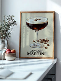Espresso Martini Vintage Art