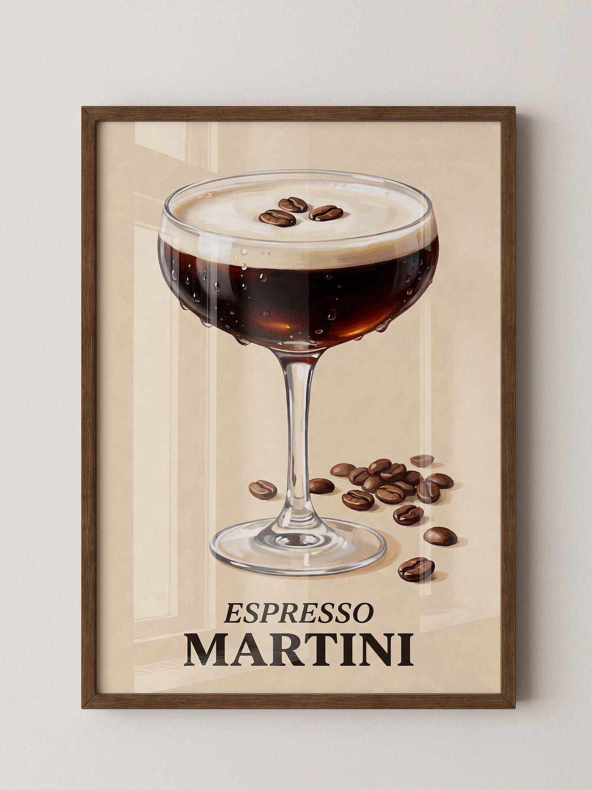 Espresso Martini Vintage Art