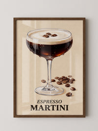 Espresso Martini Vintage Art