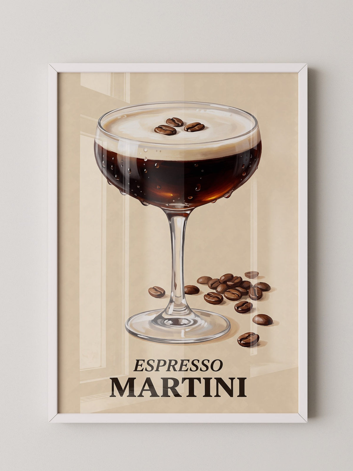 Espresso Martini Vintage Art