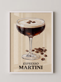 Espresso Martini Vintage Art