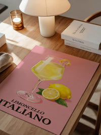 Limoncello Glas Gelb