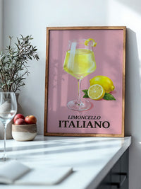 Limoncello Glas Gelb
