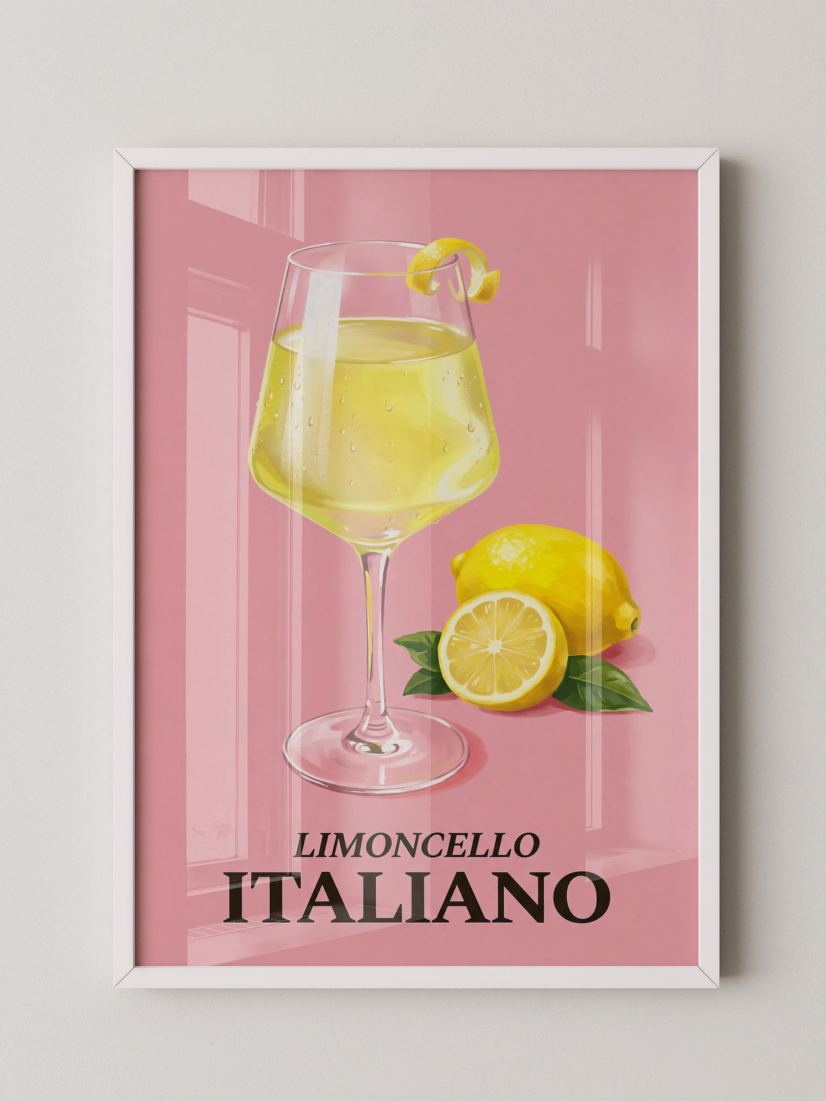 Limoncello Glas Gelb