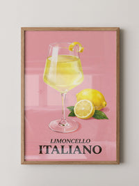 Limoncello Glas Gelb