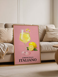 Limoncello Glas Gelb