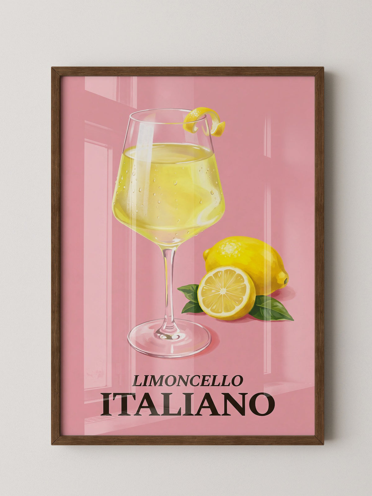 Limoncello Glas Gelb