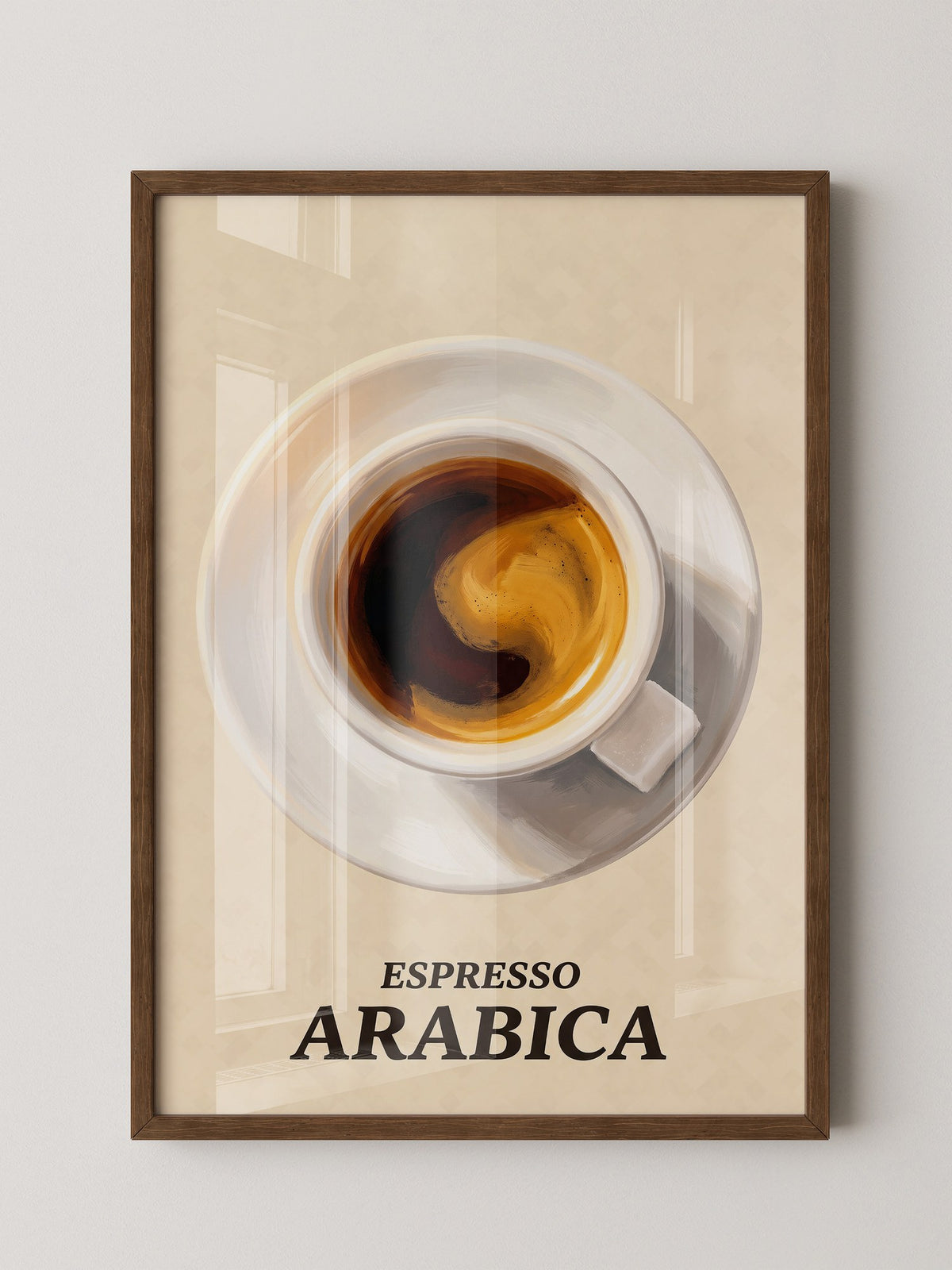 Arabica Kaffee Vogelperspektive