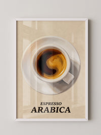 Arabica Kaffee Vogelperspektive