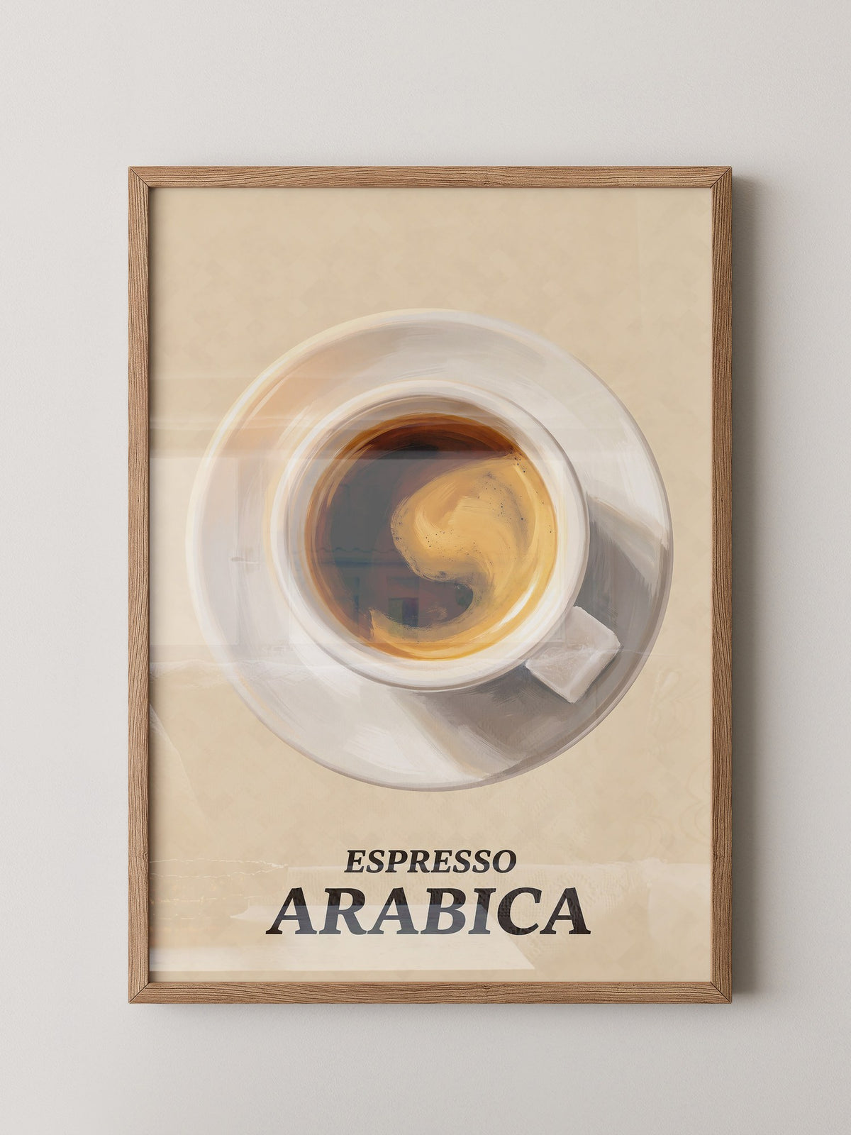 Arabica Kaffee Vogelperspektive