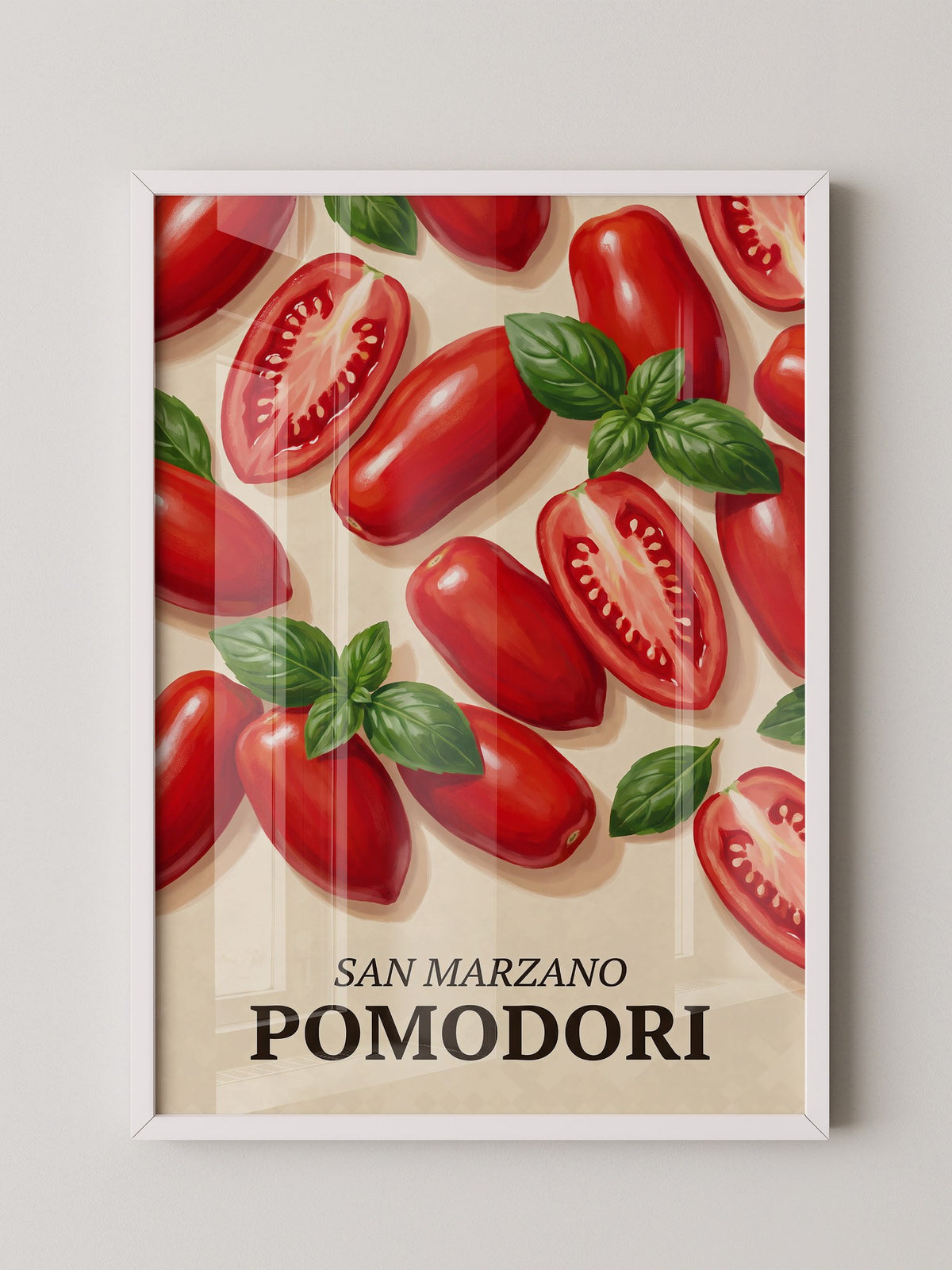 San Marzano Tomaten Illustration