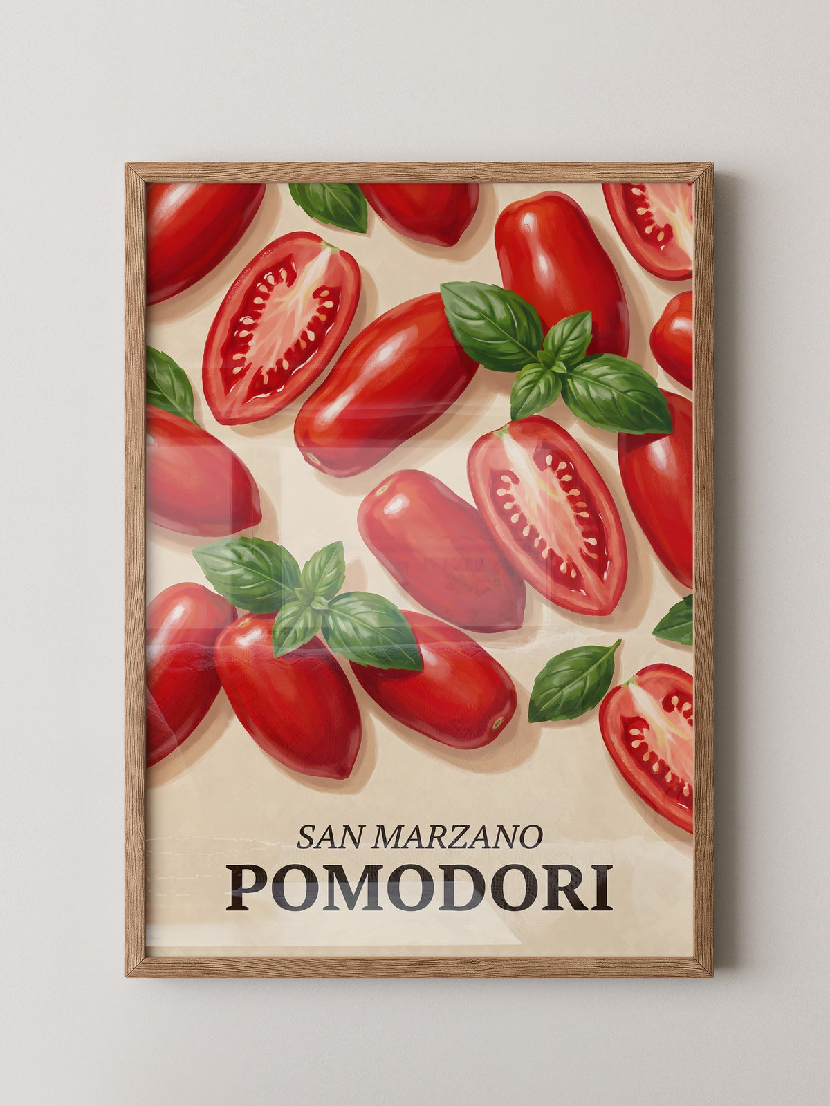 San Marzano Tomaten Illustration