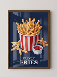 Pommes Rot-Weiß Retrolook