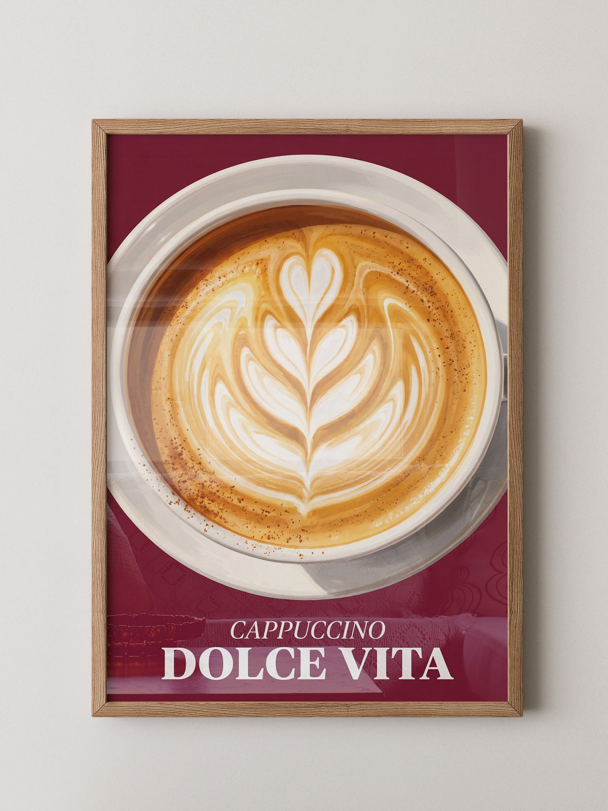 Cappuccino Latte Art Herz