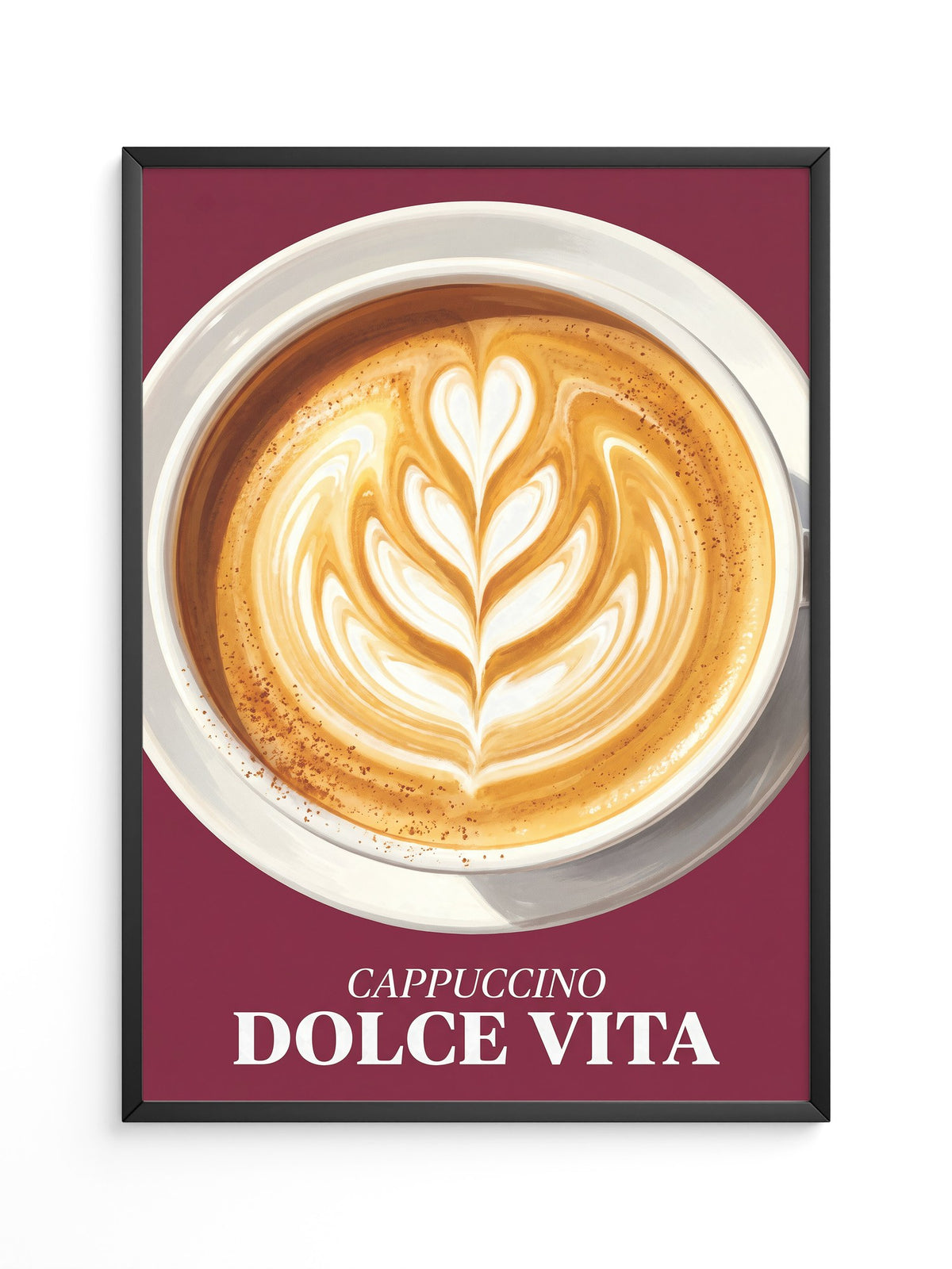 Cappuccino Latte Art Herz