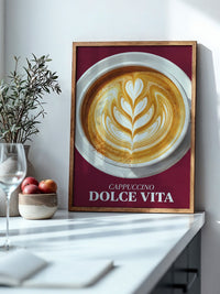 Cappuccino Latte Art Herz