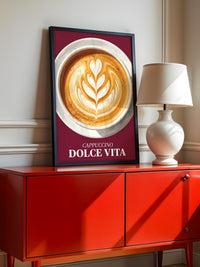 Cappuccino Latte Art Herz