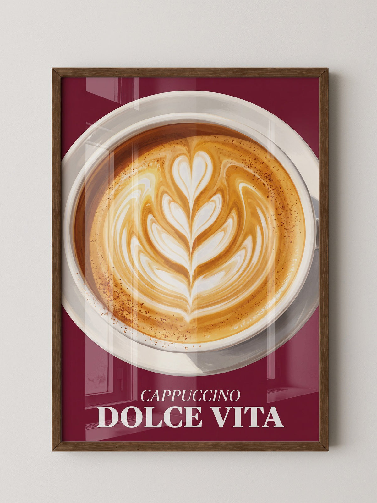 Cappuccino Latte Art Herz