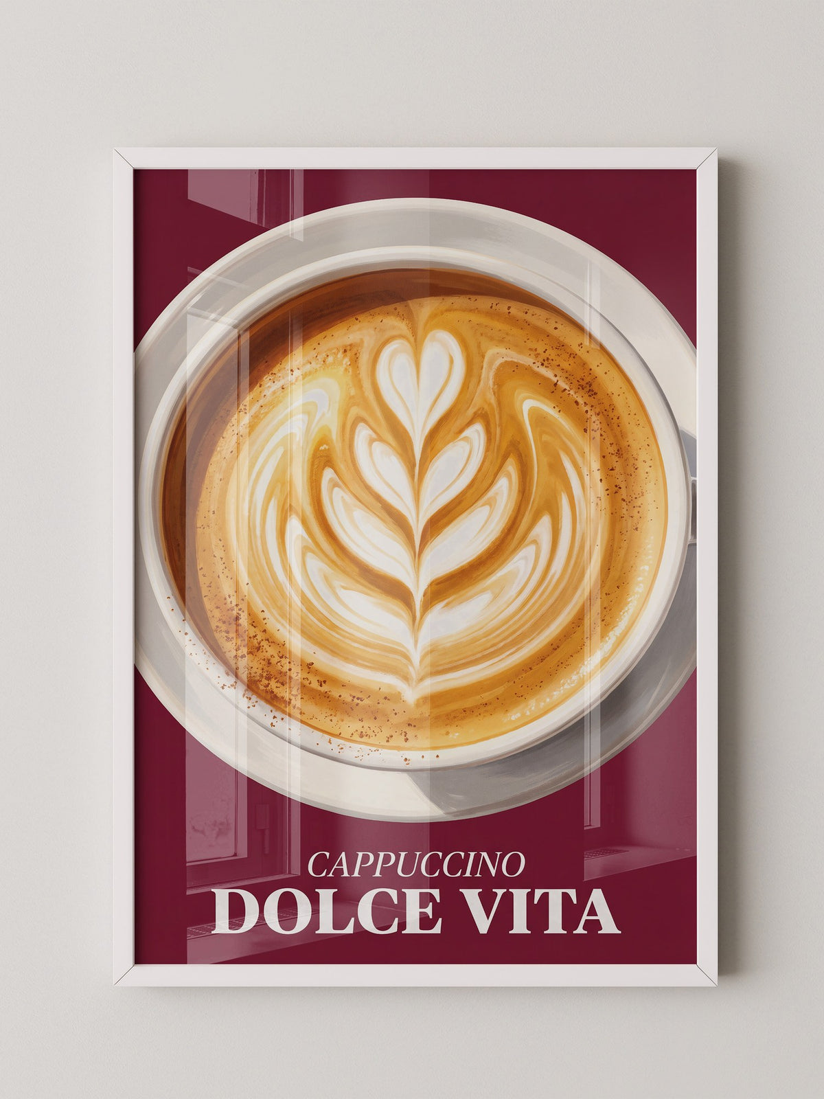 Cappuccino Latte Art Herz