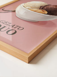 Gelato Duo auf Rosa