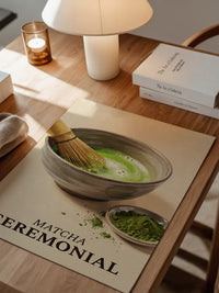 Matcha Schale mit Bambusbesen