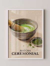 Matcha Schale mit Bambusbesen
