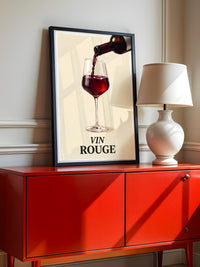 Weinglas Rotwein Illustration
