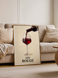 Weinglas Rotwein Illustration