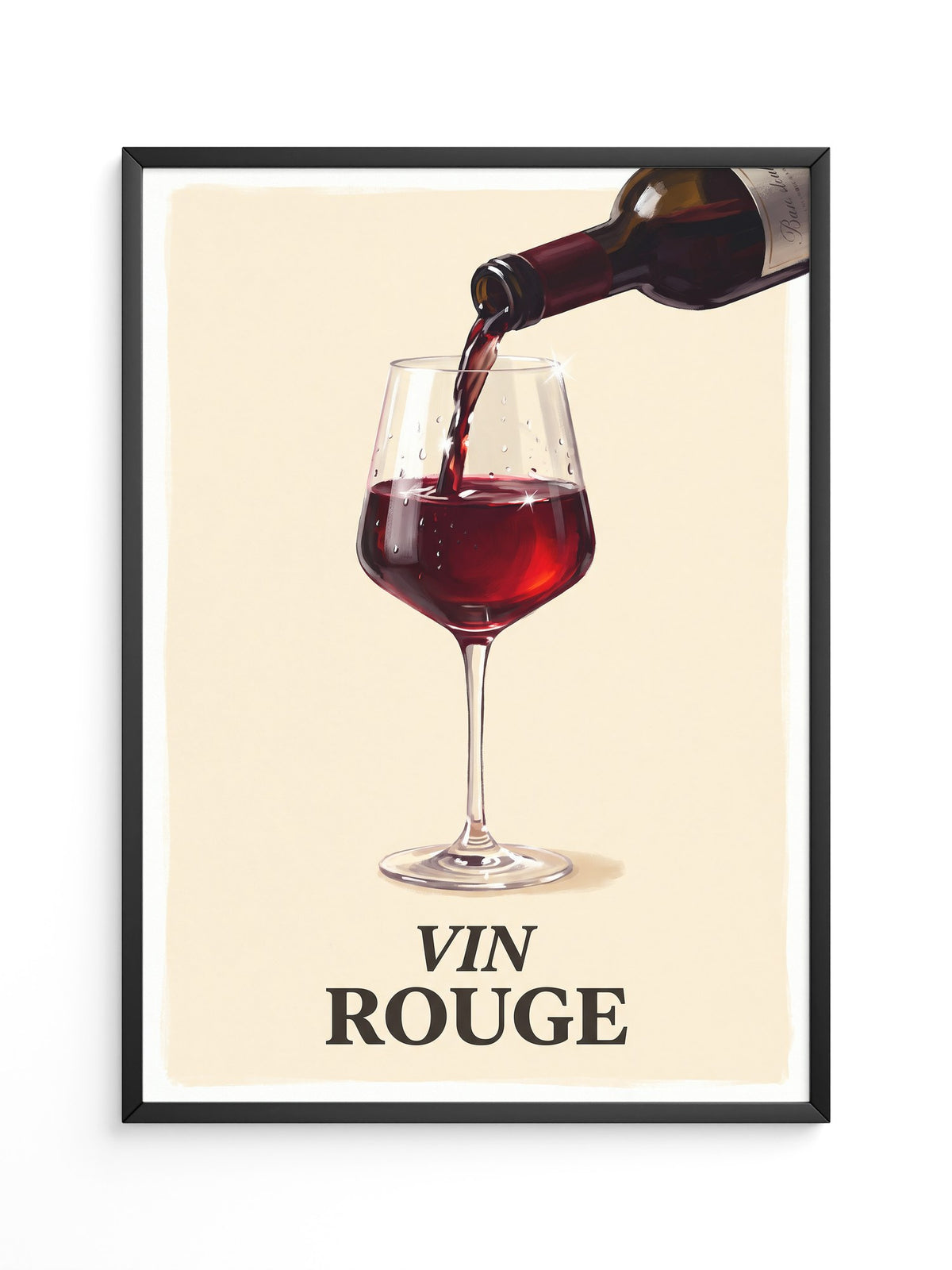 Weinglas Rotwein Illustration