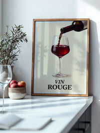 Weinglas Rotwein Illustration