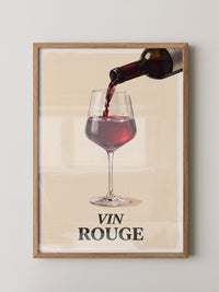 Weinglas Rotwein Illustration