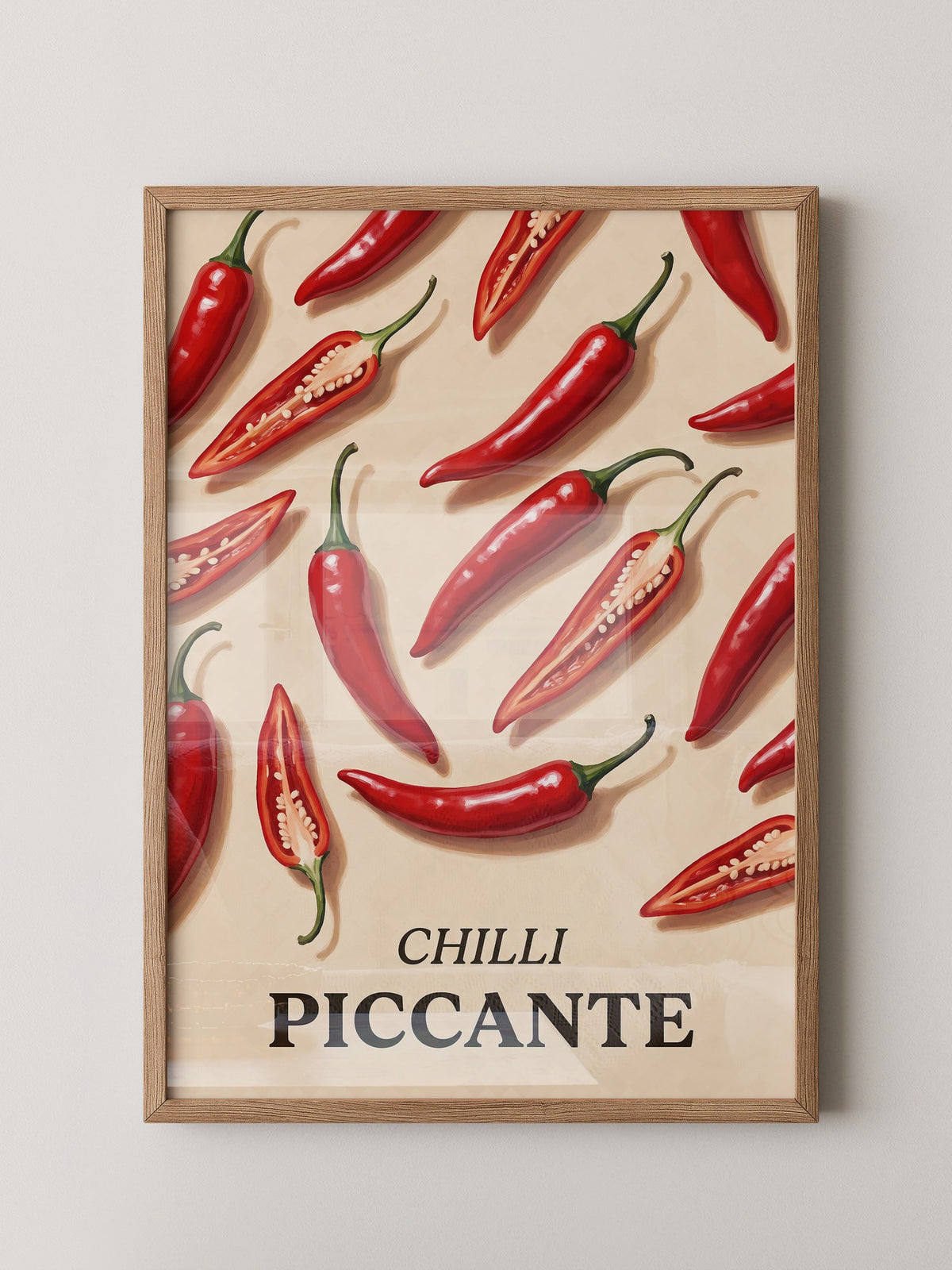 Pikante Chilischoten Rot