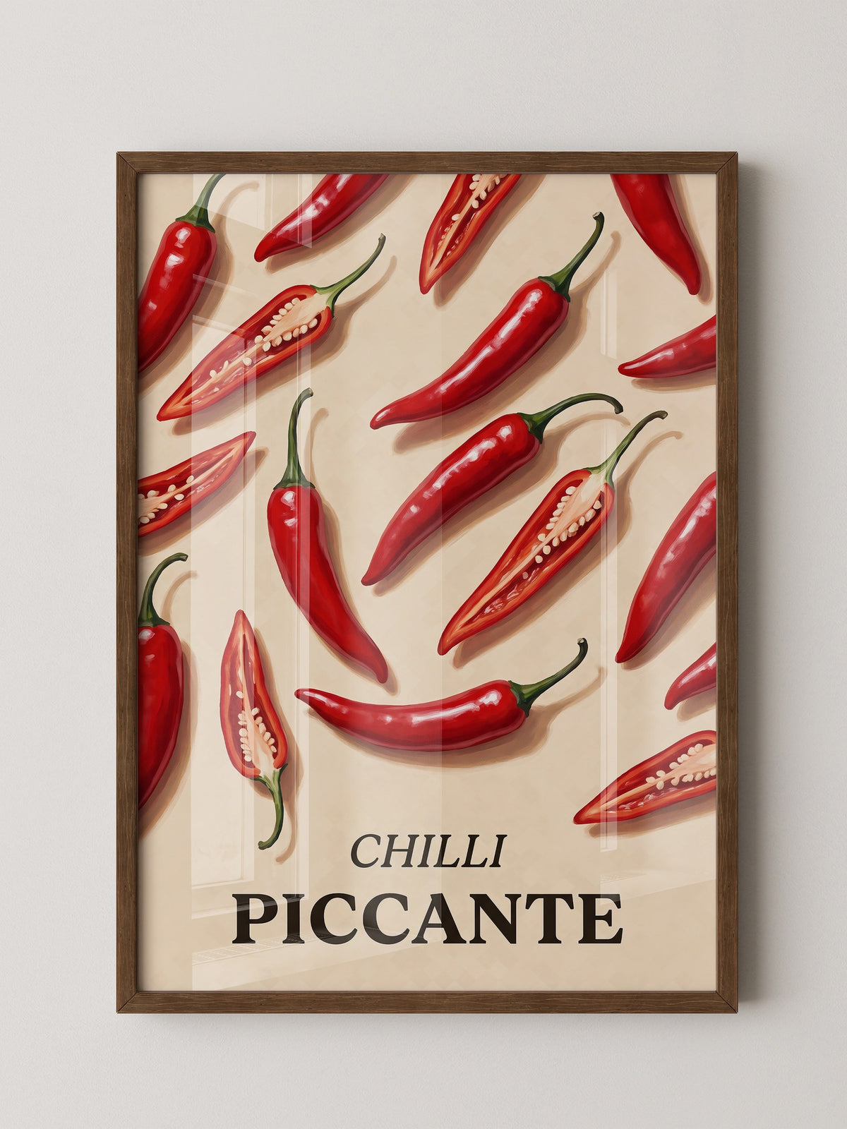 Pikante Chilischoten Rot