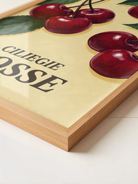 Kirschen Grafik Rot